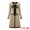 Khaki, variant on DARING DIVA Women's Elegant A-Line Contrast Color V Neck Dress S Black