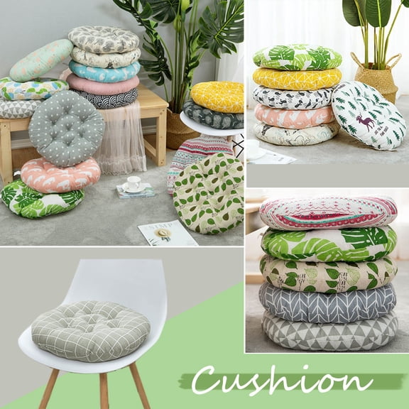 1 Cushion Round Cushions Are Used for Computer Cushions, Office Cotton and Linen Cushion Cushion