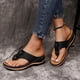 thumbnail image 2 of Sandalias Playa Casuales Chanclas Sin Cordones para Mujer Cómodas Interiores Y Exteriores, 2 of 9