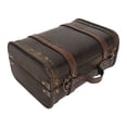 thumbnail image 2 of Retro Storage Box,Retro Wooden Suitcase Home Retro Wooden Suitcase Jewelry Box Enhanced Durability, 2 of 14