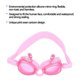 thumbnail image 4 of Gafas de natación para niños, gafas de natación para niños, antifugas, antivaho, ajustables, con dibujos animados, para niños y niñas, 4 of 5