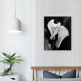 thumbnail image 4 of ARISTURING Calla Lily Canvas Wall Art: Black and White Flower Artwork Modern Floral Wrapped Canvas Picture Prints Elegant Living Room Painting Photography Ready to Hang for Bedroom Bathroom Office, 4 of 5