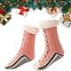 thumbnail image 4 of Calcetines Suaves Piso Antideslizantes Felpa Térmicos Zapato para Mujeres, 4 of 9