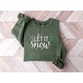 thumbnail image 5 of Let It Snow Sweatshirt, Christmas Shirt, Christmas Gift, Let It Snow, Christmas Sweatshirt, Christmas Outfit, Christmas Party Shirt, 5 of 9