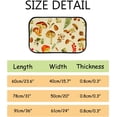 thumbnail image 7 of GZHJMY Bathroom Rugs Mats Non-Slip, Soft Microfiber Absorbent Bath Mats for Shower Bathtubs, Autumn Forest Mushroom Indoor Entrance Door Mats Bedroom Laundry 36”x24” Carpet Runner, 7 of 7