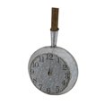 thumbnail image 4 of DECMAY 10.6x3x18.1 Inch Rustic Wall Clock - Galvanized Iron & Fir Wood Decorative Clock with Weathered Numbers for Home Office Kitchen, 4 of 13