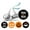 Black & Orange, variant on Darling Souvenir &nbsp;Trick & Treat Halloween Theme&nbsp;Stickers Pack Of 190 Pcs Party Favor-Goldenrod