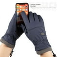 thumbnail image 2 of Guantes de esquí de terciopelo de invierno, guantes deportivos cálidos para hombre, guantes de montar en motocicleta, guantes de montar de algodón con pantalla táctil impermeables, 2 of 4