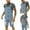Blue, variant on Isvgxsz New Denim Shorts for Men Casual Comfort Waist Overalls for Men Solid Lightweight Short Pocket Ripped Hole Mid Waist Jeans for Men Blue Xxxl