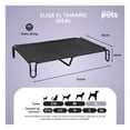 thumbnail image 4 of Cama Elevada para Perro con Malla Transpirable, Catre de Mascotas Esquimal (Negro, 122x85x20 cm), 4 of 7
