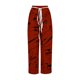 thumbnail image 5 of Puntoco Pantalones Anchos Con Cordón Y Estampado De Lunares Para Mujer, Color Naranja, S, 5 of 5