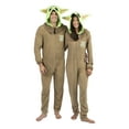 thumbnail image 4 of Star Wars Mandalorian Baby Yoda Mens Onesie Pajama Costume, Grogu, Size: XL, 4 of 6