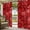 Red, variant on Outdoor Curtains for Patio Waterproof, Red Geometric Outdoor Privacy Panels Grommet, Vintage Minimalism Abstract Aesthetic Blackout Outside Curtains for Porch/Cabana/Pergola/Gazebo 54"x108", 1 Panel