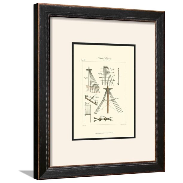 Nautical Details II Framed Art Print Wall Art 19x23