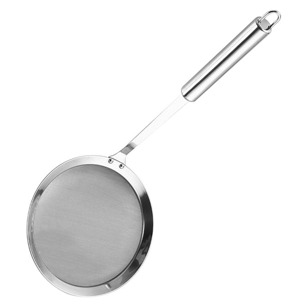 Naiovety Cuchara de filtro de acero inoxidable a prueba de herrumbre Skimmer colador alambre de malla fina herramienta de filtrado de cocina, 14cm Type2 NO2 Naiovety HA000749-04
