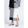 thumbnail image 2 of ELOQUII Women's Plus Size Intarsia Sweater Skirt, 2 of 3