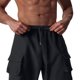 thumbnail image 4 of Pantalones de trabajo para hombre, de color liso, con cordón, cintura elástica y múltiples bolsillos, 4 of 5
