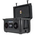 thumbnail image 3 of SC48WS-Gray - 48 Quart Gray Hard Cooler Box with Built-In Bluetooth Speakers, 3 of 7