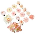 thumbnail image 1 of 16 piezas de clips para el cabello con flores falsas, accesorios para el cabello de flores para mujeres y niñas, color rosa, 1 of 7