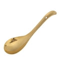 thumbnail image 4 of Dinner Spoon, Mirror Polished Finish Thickened Serving Spoon Brass Material Glossy  For Cooking L,S, 4 of 8