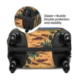 thumbnail image 2 of Susaid Western Desert Cactus Print Elastic Washable Suitcase Cover with Hidden Zipper, Fits 18-32 Inch Luggage for Protection During Travel-Large, 2 of 7