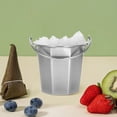thumbnail image 4 of FUEENIRVA Stainless Steel Ice Cube Bucket Silver Multi-Functional for Wine and Beer, 4 of 8