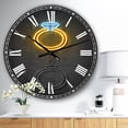 thumbnail image 2 of DesignArt Diamond ring Large Wall Clock, 2 of 2