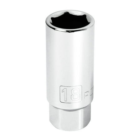 

Powerbuilt 3/8-Inch Drive Metric Spark Plug Socket 18mm - 643009