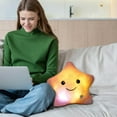 thumbnail image 6 of LED Night Light up Pillows Creative Twinkle Star Shaped Plush Pillow Colorful Glowing Star Stuffed Toys Smile Glowing Cushions Gifts for Kids Birthday Christmas Decor, 6 of 6