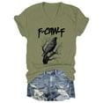 thumbnail image 2 of Bovemsi Graphic T Shirts Crow Shirt Funny Crow Black Bird Graphic T Shirt Cotton T Shirts, 2 of 5