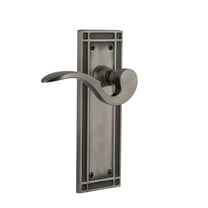 Nostalgic Warehouse Misman_Psg_234_Nk Manor Passage Door Lever Set - Grey