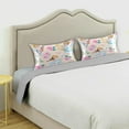 thumbnail image 5 of GZHJMY Valentine Cupids Satin Pillowcases for Hair and Skin Soft Like Silk Pillowcase, Satin Cooling Pillow Cases with Envelope Closure, Comfortable and Breathable, 20" x 40" Home Decor, 5 of 7
