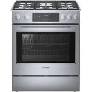 Bosch Hdip056u Benchmark Series 30" Wide 4.6 Cu. Ft. Slide In Dual Fuel Range - Stainless