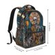thumbnail image 2 of Easygdp Coffee-Drinking Skull Mochila Ergonómica Versátil para Laptop - Múltiples Bolsillos, Correas Ajustables, Unisex para Escuela, Viajes y Actividades al Aire Libre-One Size, 2 of 5