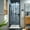 Matte Black, variant on DreamLine Lumen 34-35 in. W by 72 in. H Semi-Frameless Hinged Shower Door in Brushed Nickel