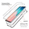 thumbnail image 3 of Funda para teléfono celular KIOMY Galaxy S10E transparente a prueba de golpes 3 en 1, 3 of 7