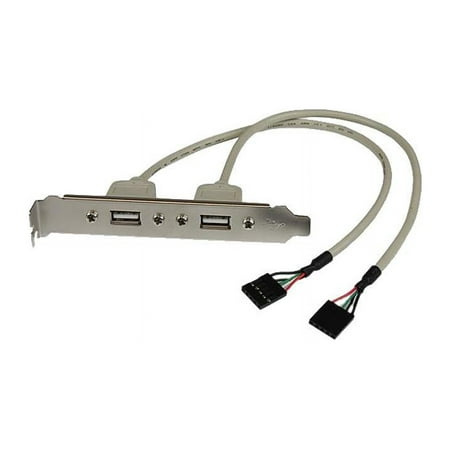 UPC: 0065030778886 | StarTech.com USBPLATE 2 Port USB A Female Slot Plate Adapter Cable