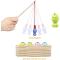 thumbnail image 4 of Juguete de pesca magnético de madera, juego para niños de 2 años, juego de pesca magnético de madera, juguete de madera Montessori para el desarrollo educativo del bebé, juguete educativo para niños, 4 of 5