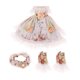 thumbnail image 5 of Trajes de muñecas BJD 2x Ropa de Muñeca de Recién Nacidas con Accesorios para El Cabello, 5 of 6