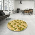 thumbnail image 4 of Ahgly Tapis Rectangulaire Lavable en Machine Intérieur Transitionnel Brun Doré Foncé, 8 Pieds x 12 Pieds, 4 of 7