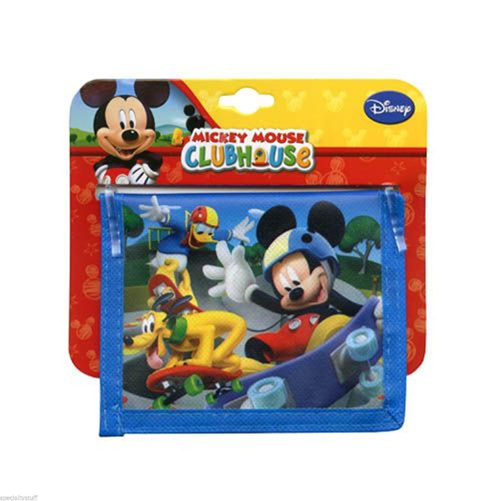 Disney - Disney's Mickey Mouse Clubhouse Bi-Fold Wallet Blue - Walmart.com - Walmart.com