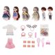 thumbnail image 5 of Doll Body 3D Big Eyes Realistic Eyelash Girl Dolls con caja Cumpleaños estilo 4 Zulema muñeca bjd cuerpo de niña, 5 of 8