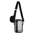 thumbnail image 1 of Bolsa de moda bandolera transparente de PVC con pequeño (negro) Tmvgtek Para Estrenar, 1 of 9