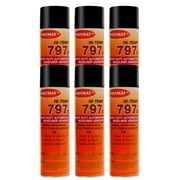 QTY6 Polymat 797 20oz Hi-Temp Spray Glue Adhesive BONDS POLYPROPYLENE TO WOOD