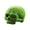 #2-Skull Decor, variant on Clearance Halloween Aged Resin Skull Decor, Green Skeleton Head Figurine, Indoor Decor for Table Party Scene