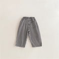 thumbnail image 6 of Tiijoy Baby Minimalist Striped Pants Daily Cotton Loose Elastic Waist Trousers, Sizes 18-24 Months, 6 of 7