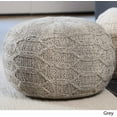 thumbnail image 3 of Christopher Knight Home Malibu Fabric Pouf, Grey, 3 of 7