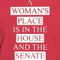 thumbnail image 3 of CafePress - A Woman Place Is In The House Shirt T Shirt - Women's Traditional Fit Dark T-Shirt, 3 of 4