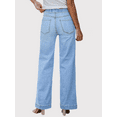 thumbnail image 2 of High Waist Wide Leg Jeans, Light Blue Denim, Classic Seam Detail (US, Alpha, XX-Large, Regular, Regular, Light Blue), 2 of 5