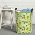 thumbnail image 5 of Goofa Cute Dinosaurs Cartoon Printed Circular Hamper,Laundry Basket with Handles,Storage Baskets Foldable,Large Capacity Laundry Hamper-Small, 5 of 8